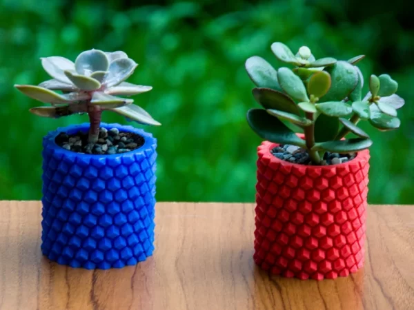 3D Printed Pineapple Succulent Planter and Desk Organizer
