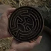 A 3D printed maze game from Westworld TV series, complete with a magnetic stand and steel ball. Perfect for fans and puzzle enthusiasts.